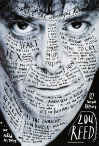 Stefan Sagmeister Lou Reed Album Poster Design